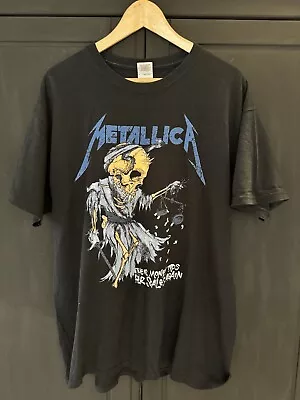Buy Metallica Vintage And Justice For All T Shirt L / Death Slayer Megadeth Anthrax • 35£