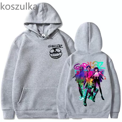 Buy Gorillaz 2D Printed Hoodie Men Women Casual Fashion Long Sleeve Sweatshirt New . • 17.99£
