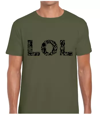 Buy Lol Murder Mens T Shirt Tee Top Funny Laugh Out Loud Killer Armed And Dangerous • 7.99£