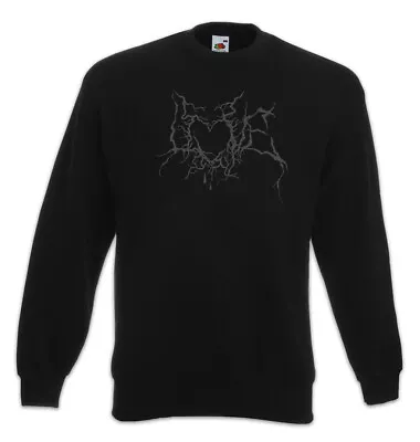 Buy Love Blackmetal Typo Sweatshirt Pullover Eternal Darkness Norwegian Death Metal • 37.14£