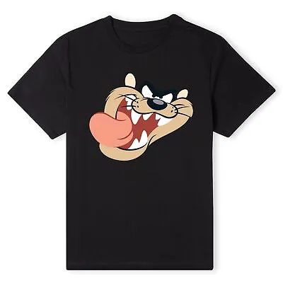 Buy Official Looney Tunes Tasmanian Devil Face Unisex T-Shirt • 10.79£