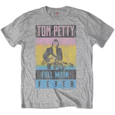 Buy Grey Tom Petty Heartbreakers Full Moon Fever Official Tee T-Shirt Mens • 15.99£