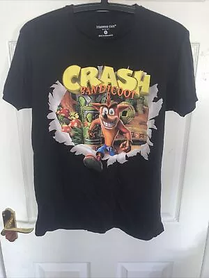 Buy Crash Bandicoot Graphic T-shirt | Black Colourway | Size Small • 14.99£