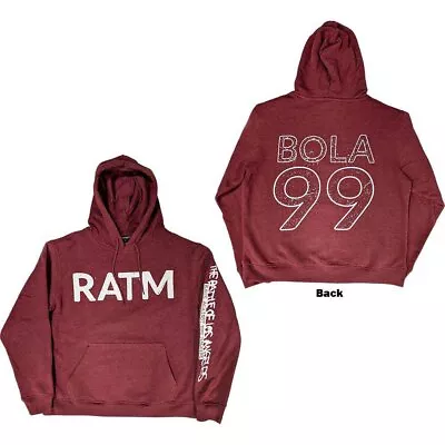 Buy Rage Against The Machine 'Battle 99' Maroon Red Pullover Hoodie - NEW OFFICIAL • 29.99£