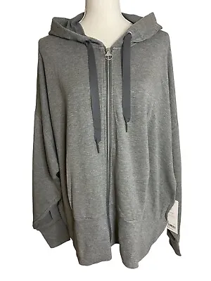 Buy Athleta 2X Balance Sweatshirt Full Zip Hoodie Medium Gray 599503 Brand NEW • 64.50£