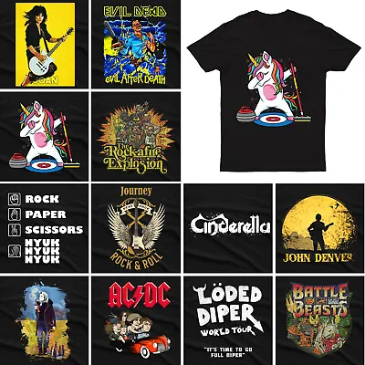 Buy Rock Band Heavy Death Metal Music Punk Mens Womens Oversized T Shirt #P1 #PR #M • 9.99£