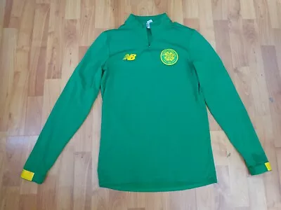 Buy Celtic Fc New Balance Football Training 1/4 Zip Top Shirt Jacket Mens S Small • 24.99£