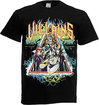 Buy Disney Villains T Shirt Kids Adults Unisex Rock Band Style • 14.99£