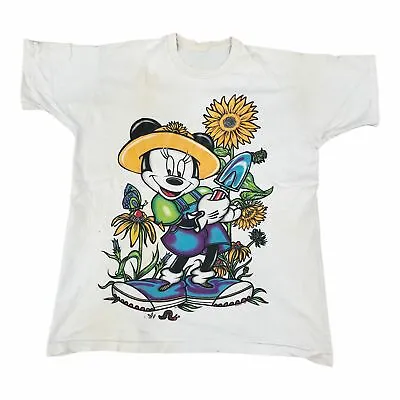 Buy 1985 Vintage DISNEY MINNIE MOUSE T Shirt XL | Single Stitch Mickey  • 50.56£