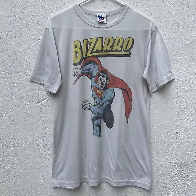 Buy JunkFood Bizarro T Shirt Mens Small White DC Comic Graphic Superman Super Hero • 11.99£