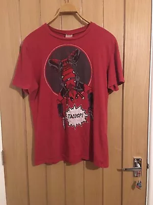 Buy Marvel Deadpool Tacos Mens T-shirt Size M  • 2.50£