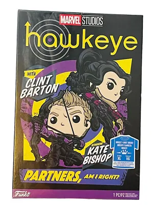 Buy Hawkeye Pop! Tees T-shirt Funko Disney Marvel Limited Ed Xl Unisex Nib Partners • 16.37£