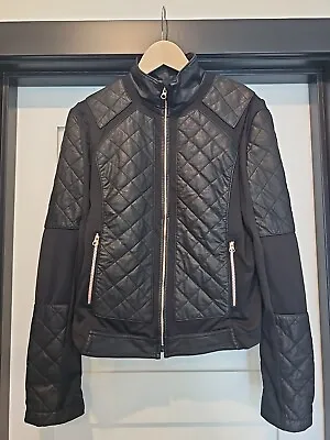 Buy Victoria’s Secret Sport S Black Limited Edition Faux Leather Quilted Moto Jacket • 28.50£