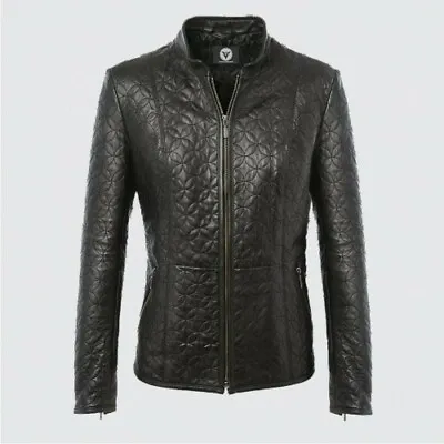 Buy Stylish And Trendy Black Vogue  Leather Jacket For Women Made Of Pure Leather • 120£