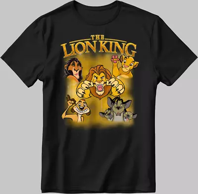 Buy The Lion King  Short Sleeve White-Black Men's-Women's T Shirt C518 • 11£