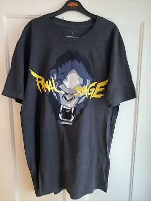 Buy Overwatch Winston Primal Rage T-shirt Nerd Block Men’s Large • 9.99£