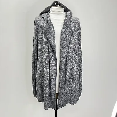 Buy Lululemon Peace Of Mind Wrap Hooded Sweater  Cardigan Dark Slate Size 8 • 45.81£