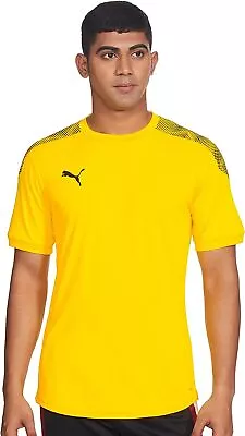 Buy PUMA Mens FtblNXT Pro Tea Short Sleeve T-Shirt, Ultra Yellow, M • 12.87£