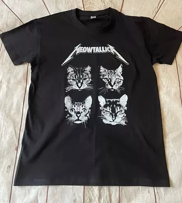 Buy T-shirt Women Man Unisex Meowtallica  Funny Metallica • 10.99£