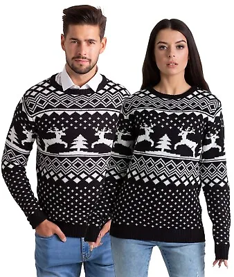 Buy Unisex Men Women Christmas Jumper Ladies Novelty Xmas Santa Pullover Sweater • 25.99£