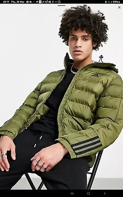 Buy Adidas Hooded Jacket XL ITAVIC GREEN • 35£