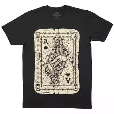 Buy Grim Reaper Mens T-Shirt Horror Ace Card Queen King Skull Death Tarot D038 • 13.99£