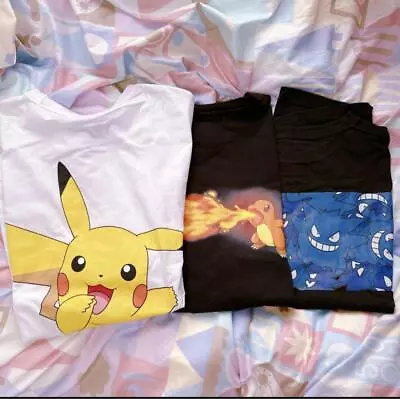 Buy Pokemon T-Shirt Set Pikachu Gengar Charmander • 107.83£