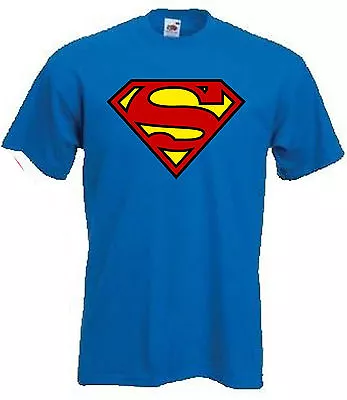 Buy Batman & Superman T-Shirt Cotton Black Royal Red White Tee Shirt New Lot • 4.90£
