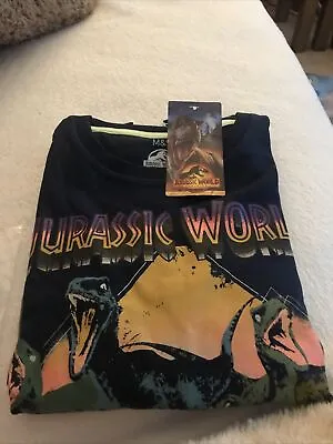 Buy Jurassic World Pyjamas M&S Aged 9-10 • 12£
