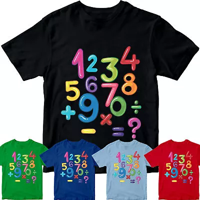 Buy Number Day T-Shirts National Maths Day School Boys Girl Top #ND #03 • 7.59£