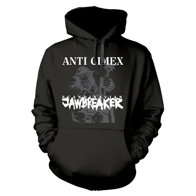 Buy ANTI CIMEX - SCANDINAVIAN JAWBREAKER BLACK Hooded Sweatshirt Medium • 18.11£