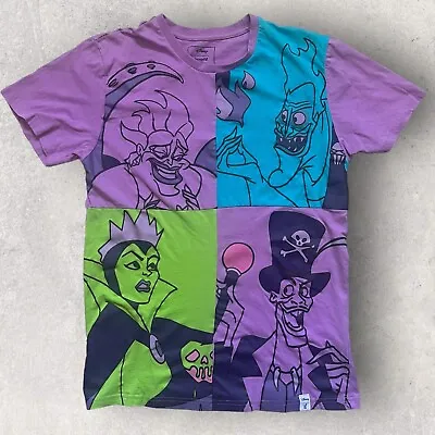 Buy Loungefly Villains T Shirt Small Colorblock Ursula Hades Facilier Evil Queen • 24.13£