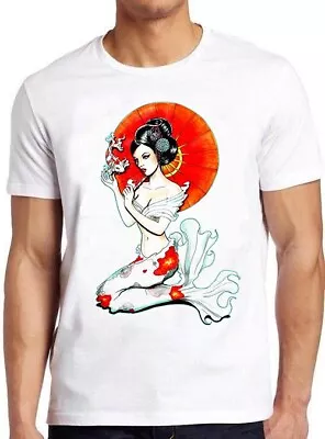 Buy Koi Fish Mermaid Japanese Sun Slogan Joke Meme Funny Gift Tee T Shirt M974 • 6.35£