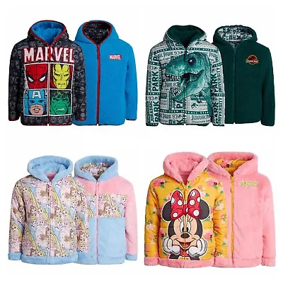 Buy New! Disney Marvel Jurassic Park Minnie Reversible Jacket Hood Select Style Size • 15.99£