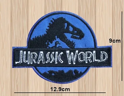 Buy Jurassic World, Jurassic Park Iron/sew On Patch Embroidered Applique Badge Logo • 2.99£