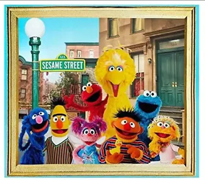 Buy Sesame Street Fabric Bert Ernie Grover Elmo Characters Cotton QT 36 X44  Panel • 11.83£