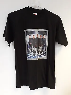 Buy Westlife Band Tour T-Shirt With Glitter Early 00's Women's Size Small • 21.99£