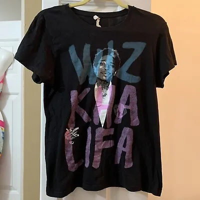 Buy Wiz Khalifa Black Graphic Tee T-shirt Size LG  StarTee • 10.86£