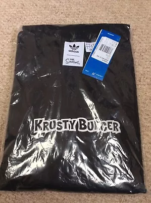 Buy Adidas Originals X The Simpsons Krusty Burger Long Sleeve T Shirt • 10£