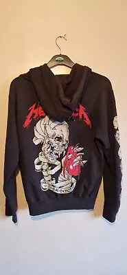 Buy Metallica Heart Explosion Hoodie Mens Size Small 40 Inch Chest • 25£