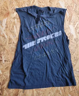 Buy The Strokes TopShop And Finally Long T Shirt UK 10 RARE Julian Casablancas • 22£