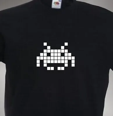 Buy Space Invader - Retro Video Game Gaming Gamers Mens Womens Kids Funny T-shirt • 7.98£