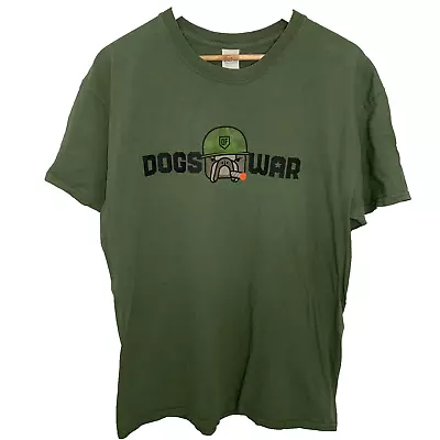 Buy Big Dogs T-shirt Mens Size Large Green Gods Of War Parody • 15.81£