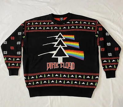 Buy PINK FLOYD Dark Side Of The Moon Christmas Sweater Knit Pullover Unisex 12/M • 50.56£