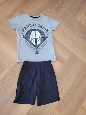 Buy Boys Mandalorian Shorts Pyjamas Marks And Spencer 7 - 8 Years • 4£