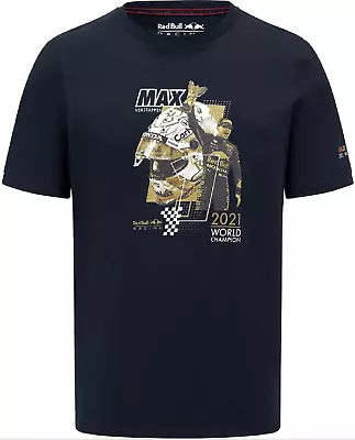 Buy T-SHIRT Mens Max Verstappen Tribute Graphic Tee Red Bull Racing Adult New! • 14.89£