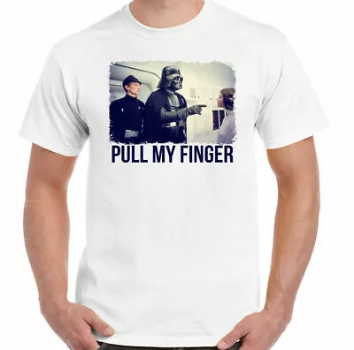 Buy Star Wars T-Shirt Inspired Darth Pull My Finger 100% Retro Gift White S- 3xl  Uk • 6.99£