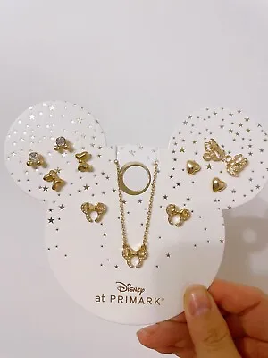 Buy Disney Minnie Ear Jewelry Set Necklace Earring - PRIMARK Christmas Gift • 10.99£
