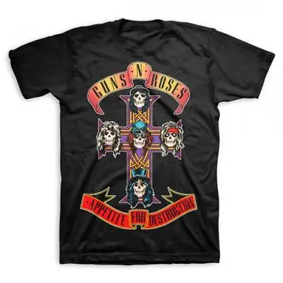 Buy Guns N' Roses GNR AFD Jumbo S, M, L, XL, 2XL Black T-Shirt • 25.81£
