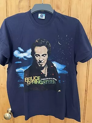 Buy Bruce Springsteen Working On A Dream 2009 Tour T Shirt Size L • 25£